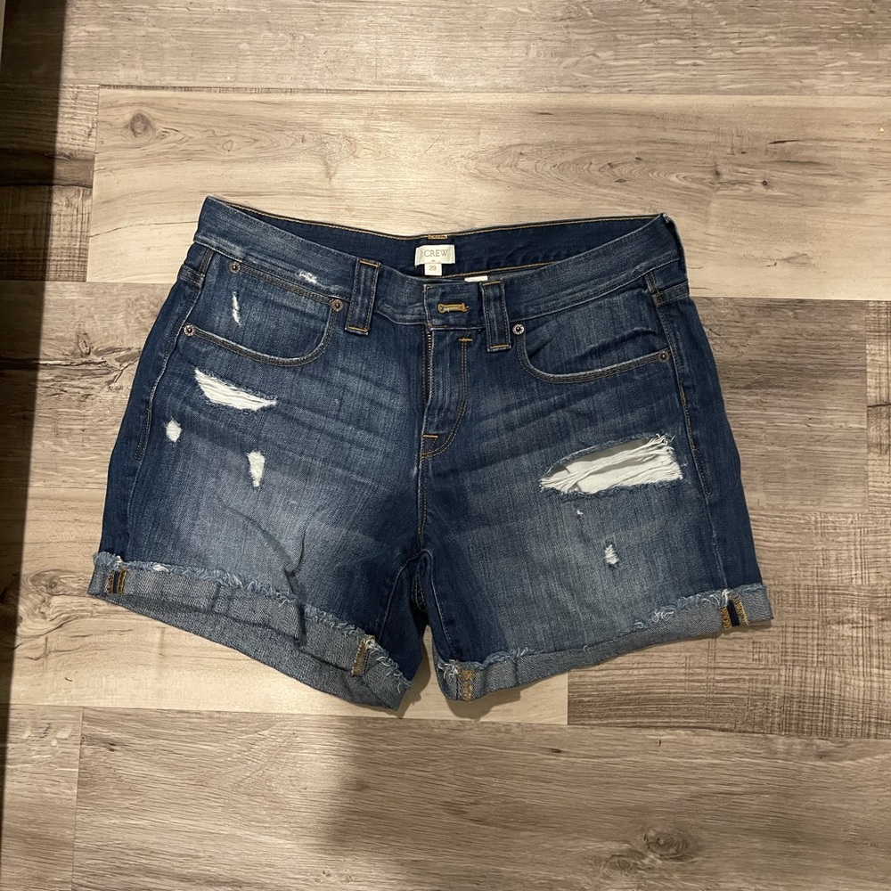 J Crew Women’s Jean Shorts, size 29 - Picture 1 of 3